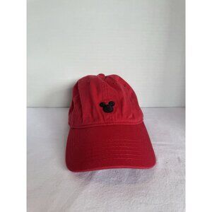 Red Disney Mickey Mouse Ball Cap Adult